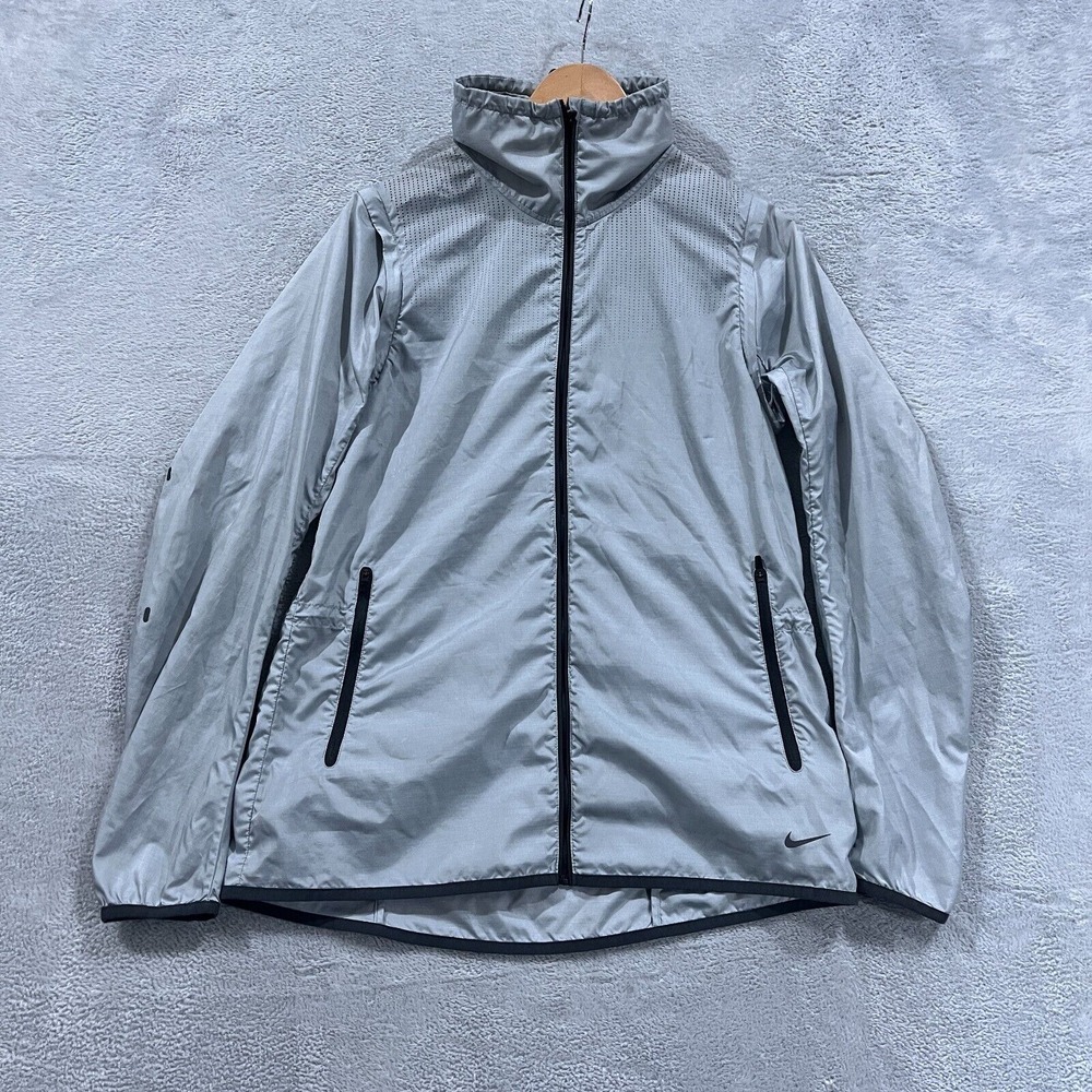 Nike Iridescent Lux Convertible Lightweight Women's M Running Jacket 589125 012